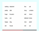 Preview of Word-pairs to be memorised
